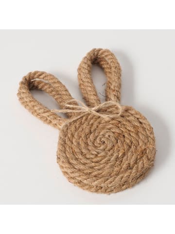 Boltze 2er-Set: Untersetzer "Liva" in Hellbraun - Ø 18,5 cm