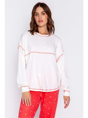 PJ Salvage Pyjama-Oberteil in Weiß