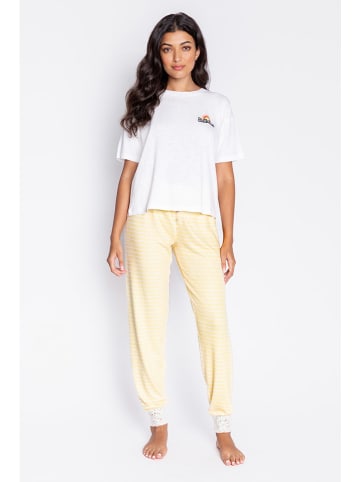 PJ Salvage Pyjama-Oberteil in Weiß