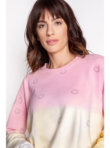 PJ Salvage Sweatshirt in Rosa/ Weiß