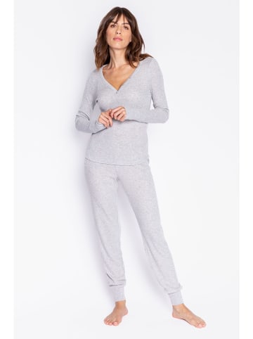 PJ Salvage Pyjama-Oberteil in Grau