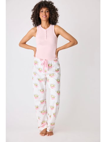 PJ Salvage Pyjama-Hose in Weiß