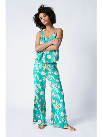 PJ Salvage Pyjama-Hose in Türkis