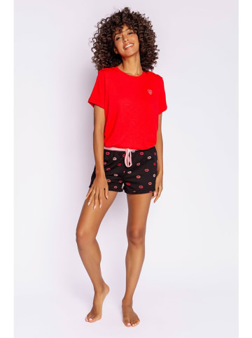 PJ Salvage Pyjama-Shorts in Schwarz