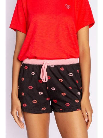 PJ Salvage Pyjama-Shorts in Schwarz