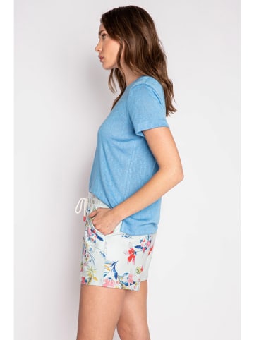 PJ Salvage Pyjama-Shorts in Hellblau
