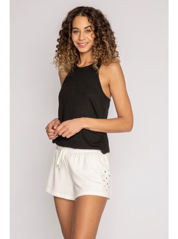 PJ Salvage Pyjama-Shorts in Weiß