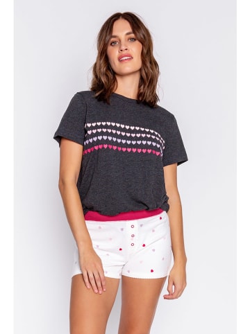 PJ Salvage Pyjama-Shorts in Weiß