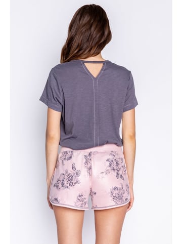 PJ Salvage Pyjama-Shorts in Rosa