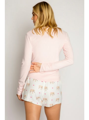 PJ Salvage Pyjama-Shorts in Weiß