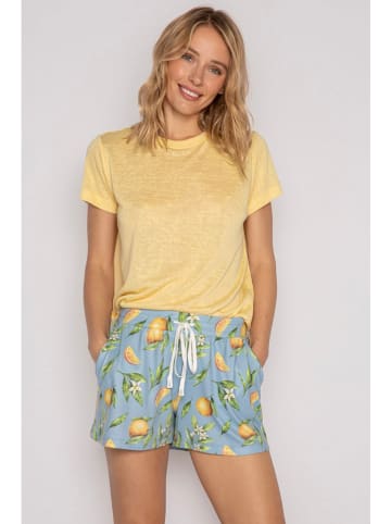 PJ Salvage Pyjama-Shorts in Hellblau