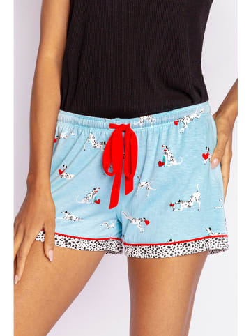 PJ Salvage Pyjama-Shorts in Türkis