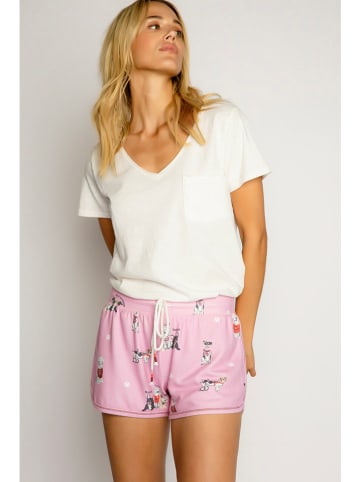 PJ Salvage Pyjama-Shorts in Rosa