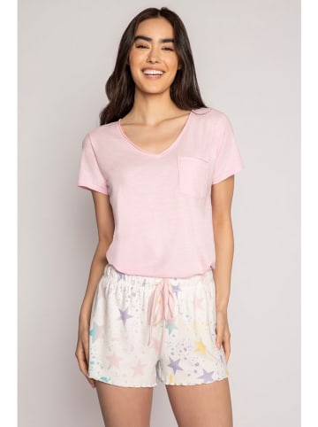 PJ Salvage Pyjama-Shorts in Weiß