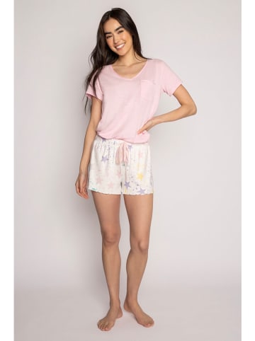 PJ Salvage Pyjama-Shorts in Weiß