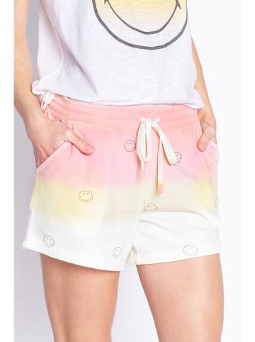 PJ Salvage Pyjama-Shorts in Rosa/ Weiß