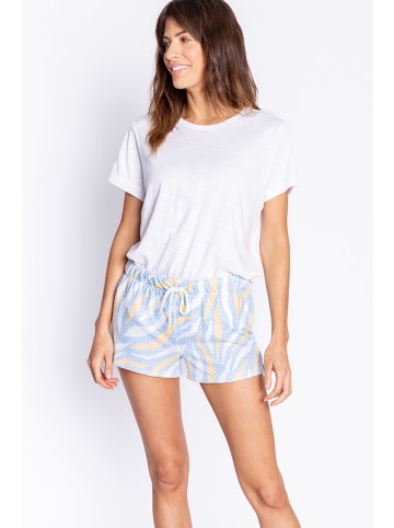 PJ Salvage Pyjama-Shorts in Hellblau