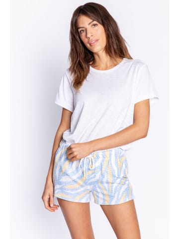 PJ Salvage Pyjamashort lichtblauw