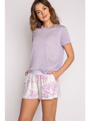 PJ Salvage Pyjama-Shorts in Weiß