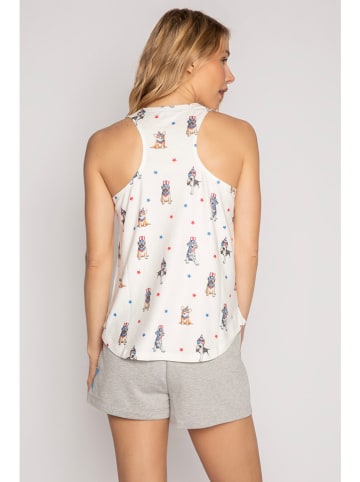 PJ Salvage Pyjamashirt wit