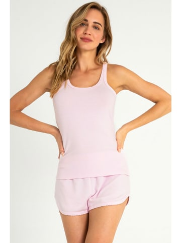 PJ Salvage Pyjamashirt lichtroze