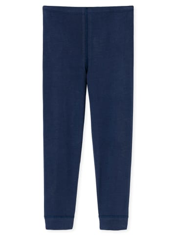 Schiesser 2-delige set: lange onderbroeken donkerblauw