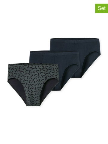 Schiesser 3-delige set: slips donkerblauw