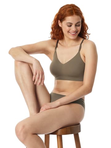 Schiesser Bustier in Khaki