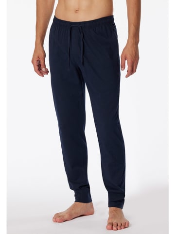 Schiesser Pyjama-Hose in Dunkelblau