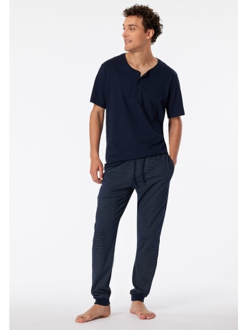 Schiesser Pyjamabroek donkerblauw