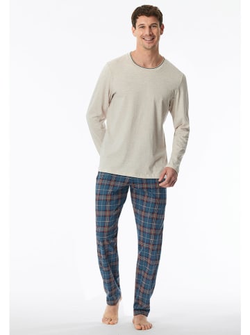 Schiesser Pyjama-Oberteil in Beige