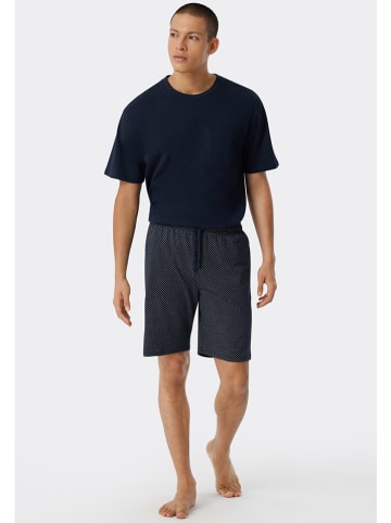 Schiesser Pyjama donkerblauw