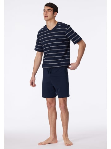 Schiesser Pyjama donkerblauw