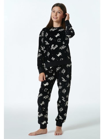 Schiesser Pyjama zwart