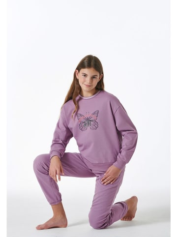 Schiesser Pyjama in Lila