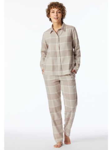 Schiesser Pyjama in Beige