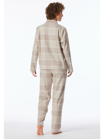 Schiesser Pyjama in Beige