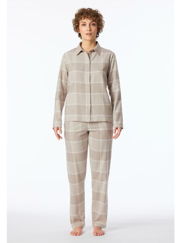 Schiesser Pyjama in Beige