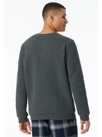 Schiesser Pyjamashirt antraciet