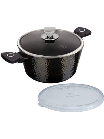 Berlinger Haus 2-delige set: braadpan met deksel "Primal Gloss Collection" zwart - Ø 24 cm
