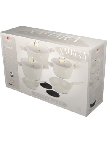 Berlinger Haus 10tlg. Kochgeschirr-Set "Sahara Collection" in Creme