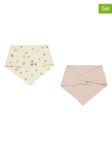 Wheat 2er-Set: Dreieckstücher in Creme/ Rosa