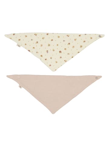 Wheat 2er-Set: Dreieckstücher in Creme/ Rosa