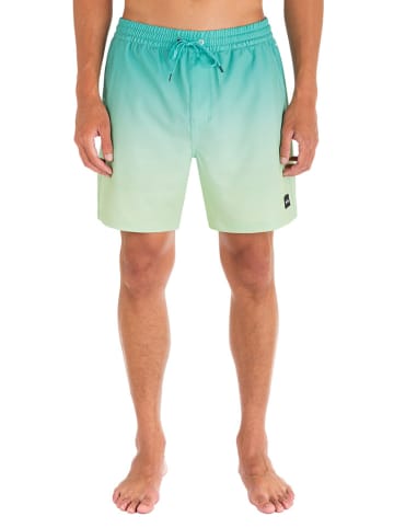 Hurley Badeshorts in Grün/ Türkis