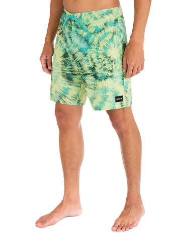 Hurley Szorty kąpielowe w kolorze zielonym