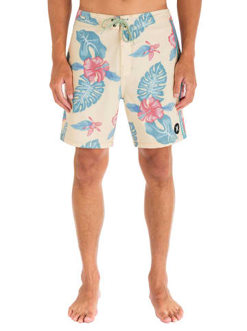 Hurley Zwemshort crème/lichtblauw/lichtroze