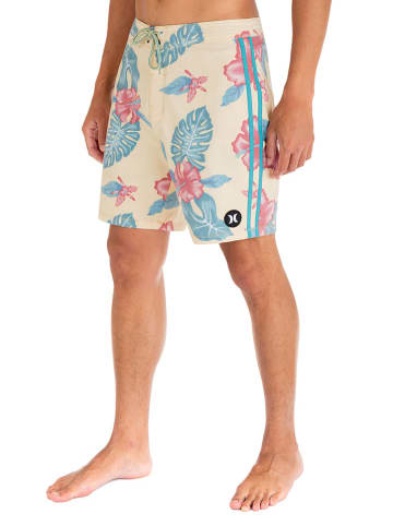 Hurley Zwemshort crème/lichtblauw/lichtroze