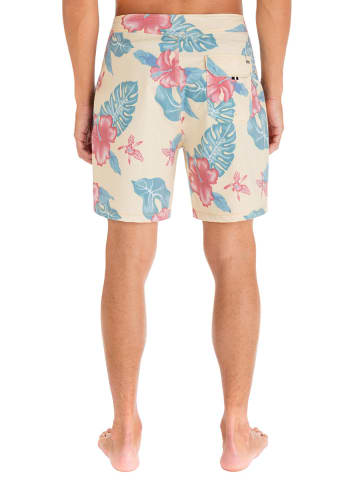 Hurley Zwemshort crème/lichtblauw/lichtroze