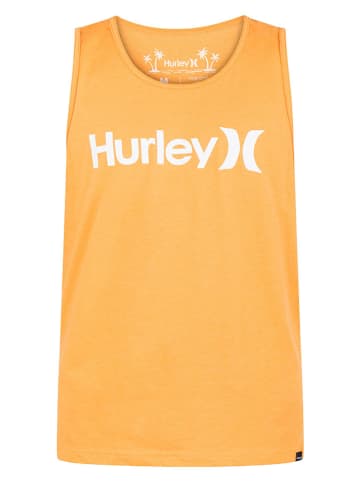 Hurley Top in Orange/ Weiß