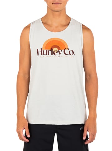 Hurley Top w kolorze białym ze wzorem